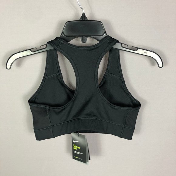 Nike Women's Victory Compression Sports Bra Black/White Size Small - Picture 9 of 9